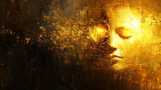 “The Luminous Consciousness” – A Dance of Light and Thought