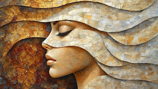 „Mosaik der Stille“ – Ein Kunstwerk von Harmonie und Zeitlosigkeit