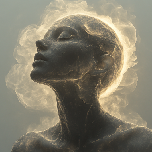 “Lichtgestalt” – Mystical portrait in gentle veils of mist
