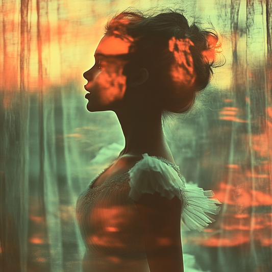 „Schatten der Erinnerung“ – Poetischer Kunstdruck im Stil impressionistischer Fotografie