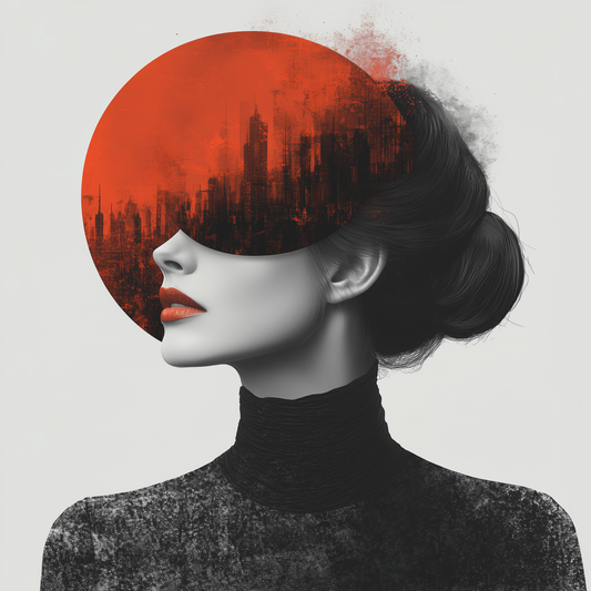 „Stadt der Gedanken“ – Futuristisches Porträt mit urbaner Vision