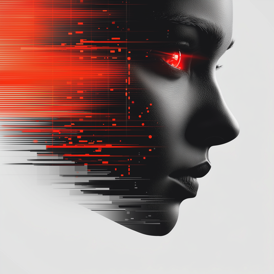 „Vision der Zukunft“ – Futuristisches Porträt in dynamischer Ästhetik