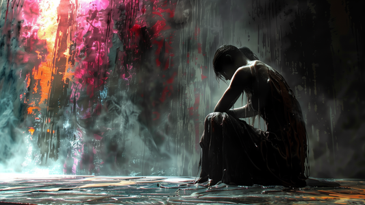 „Tränen der Wandlung“ – Eine ergreifende Symbiose aus Gefühl und Farbe