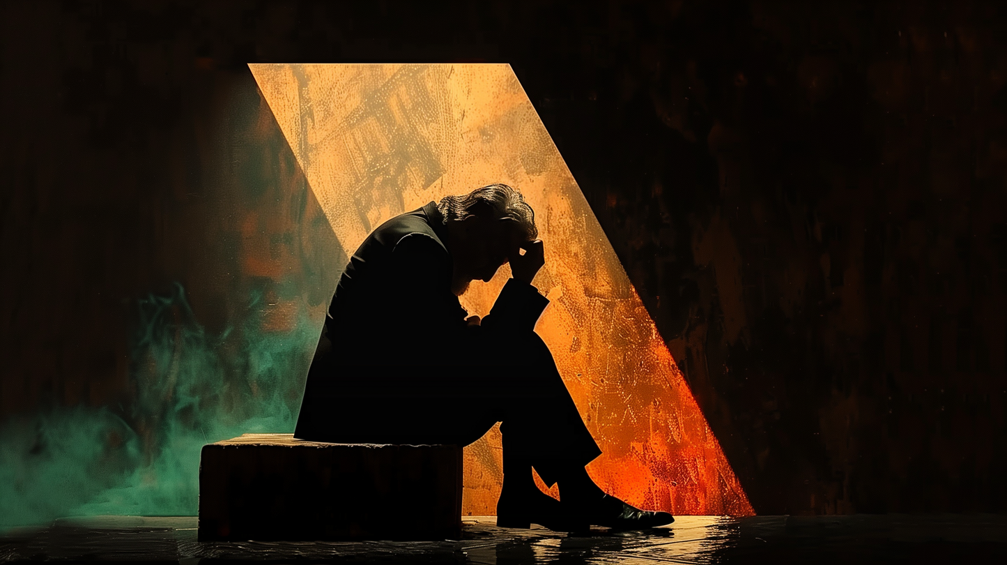 „Flächen der Last“ – Eine introspektive Komposition aus Schatten und Licht