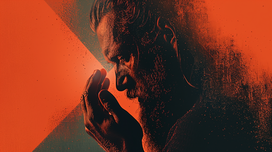 „Reflexion im roten Schein“ – Eine intensive Verschmelzung von Emotion und Kontrast