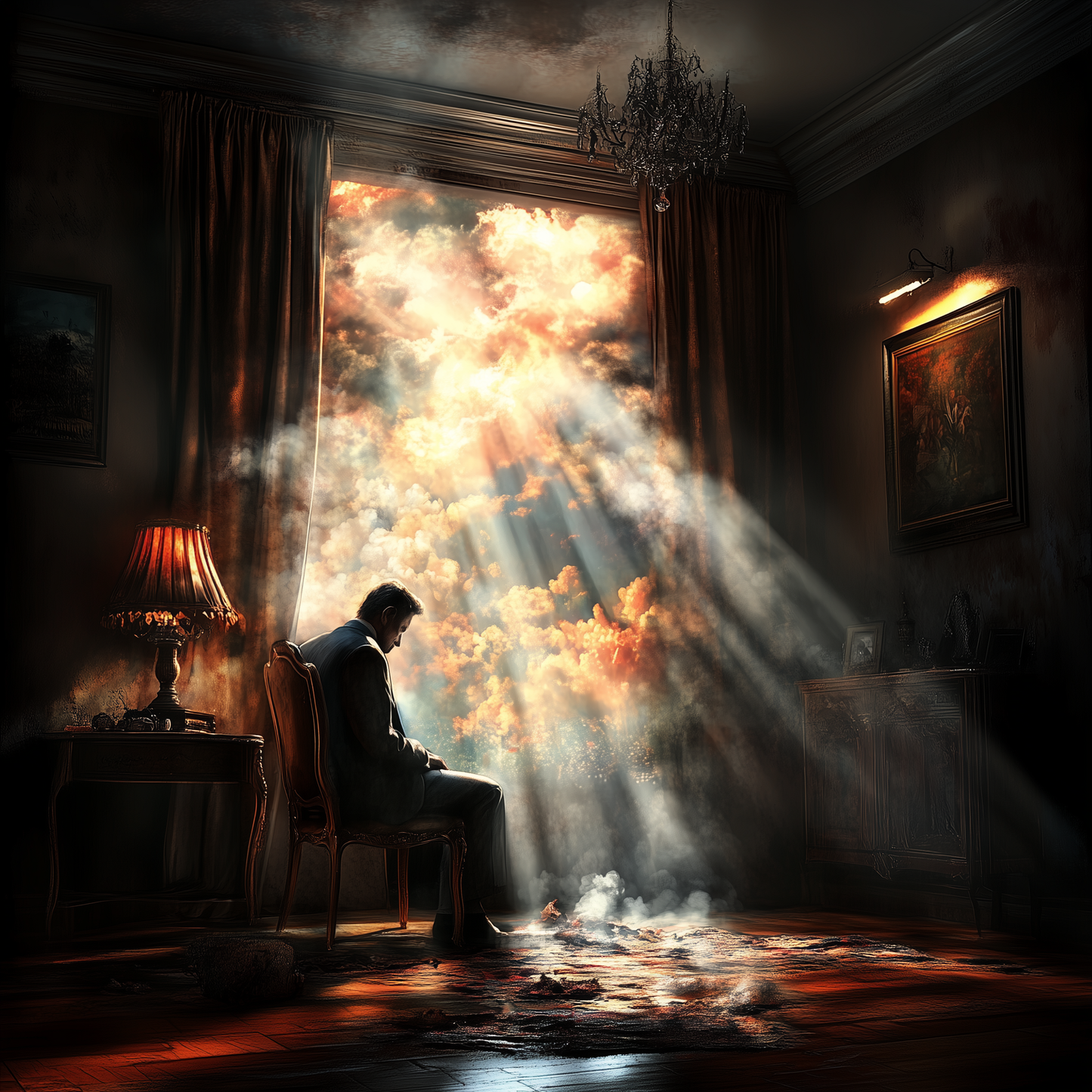 “Sunbeams of Reflection” – A haunting composition of light and inwardness