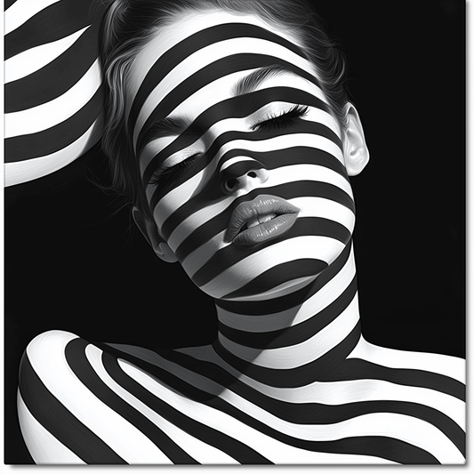 „Zebra-Geflüster“ – Eine Ode an Kontrast und Eleganz