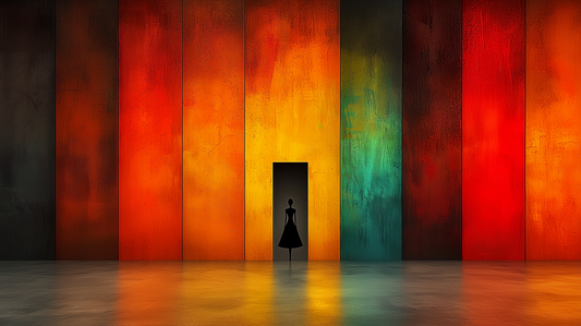 „Pforte der Farben“ – Faszinierende Komposition aus Licht und Schatten