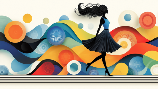 „Schritte durch Farben“ – Harmonische Bewegung in lebendigen Wellen