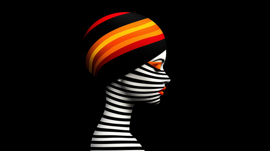 „Schattenspiele der Eleganz“ – Kunstwerk mit modernem Minimalismus