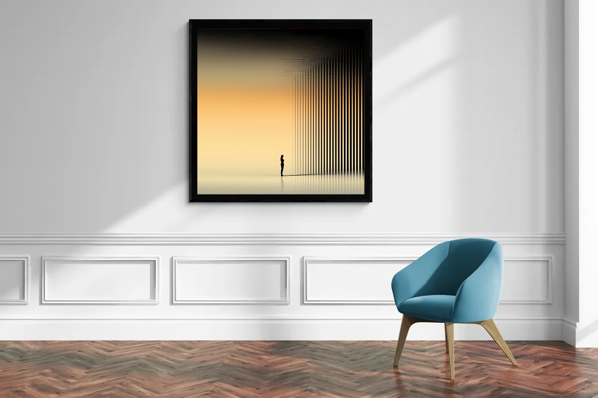 “Horizons of Silence” – Minimalist elegance in color gradients