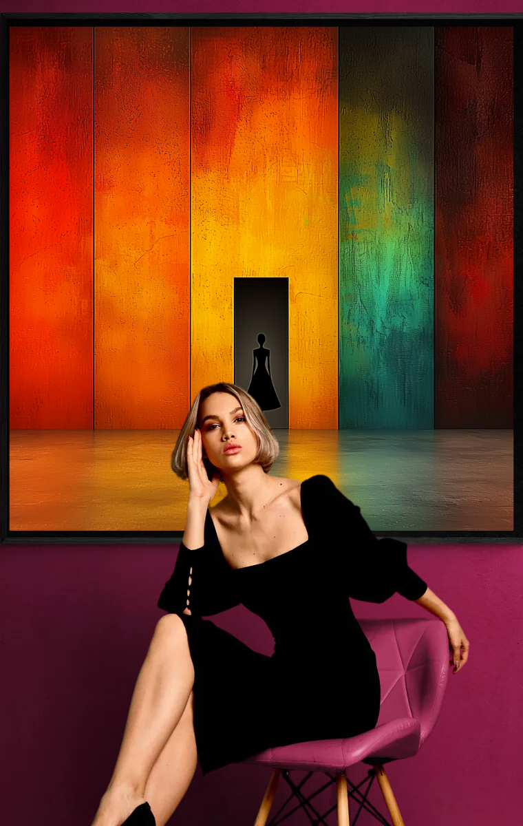 „Pforte der Farben“ – Faszinierende Komposition aus Licht und Schatten