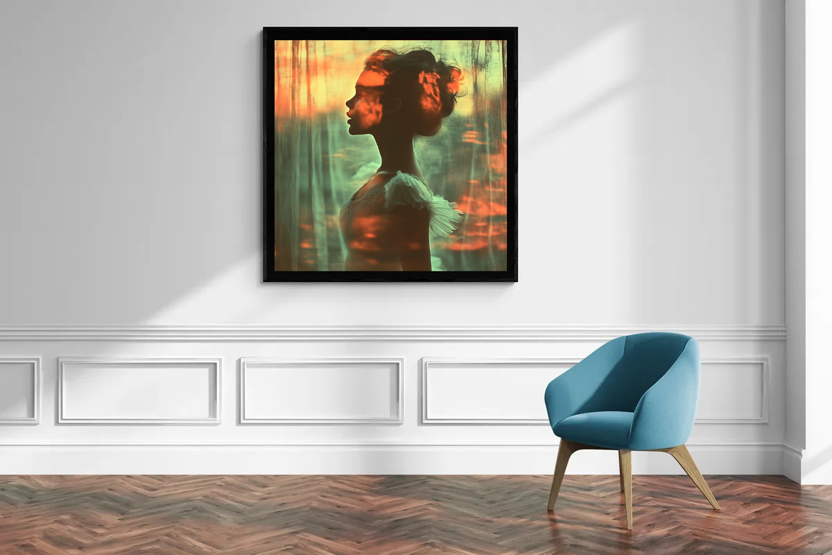 „Schatten der Erinnerung“ – Poetischer Kunstdruck im Stil impressionistischer Fotografie