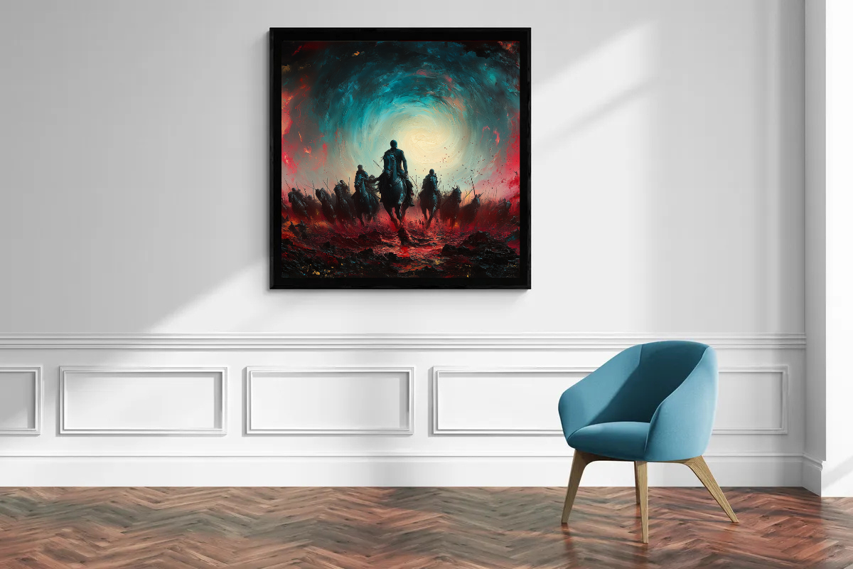 “The Heart of Battle” – A Dance of Chaos and Light