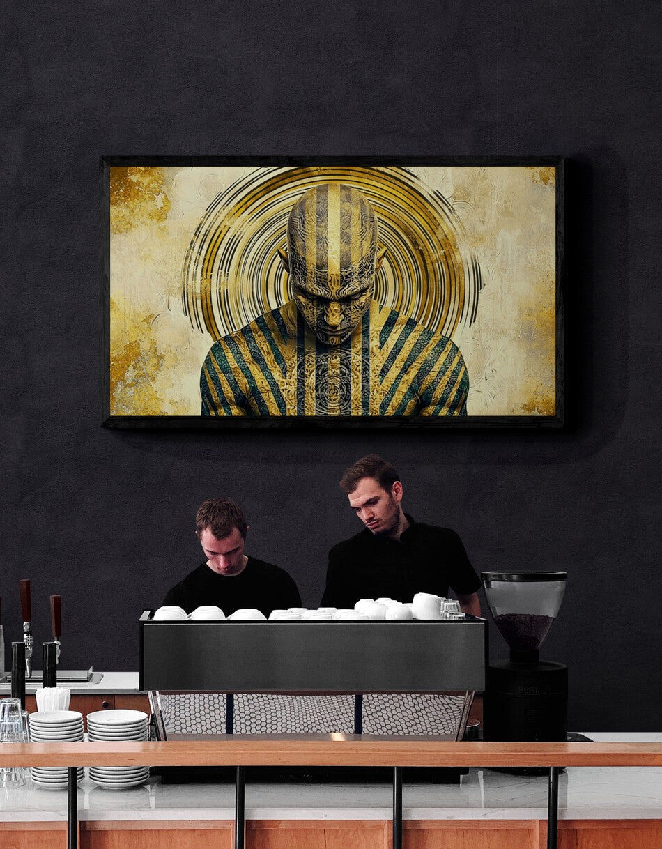 "The Meditative Warrior - Circle of Determination"