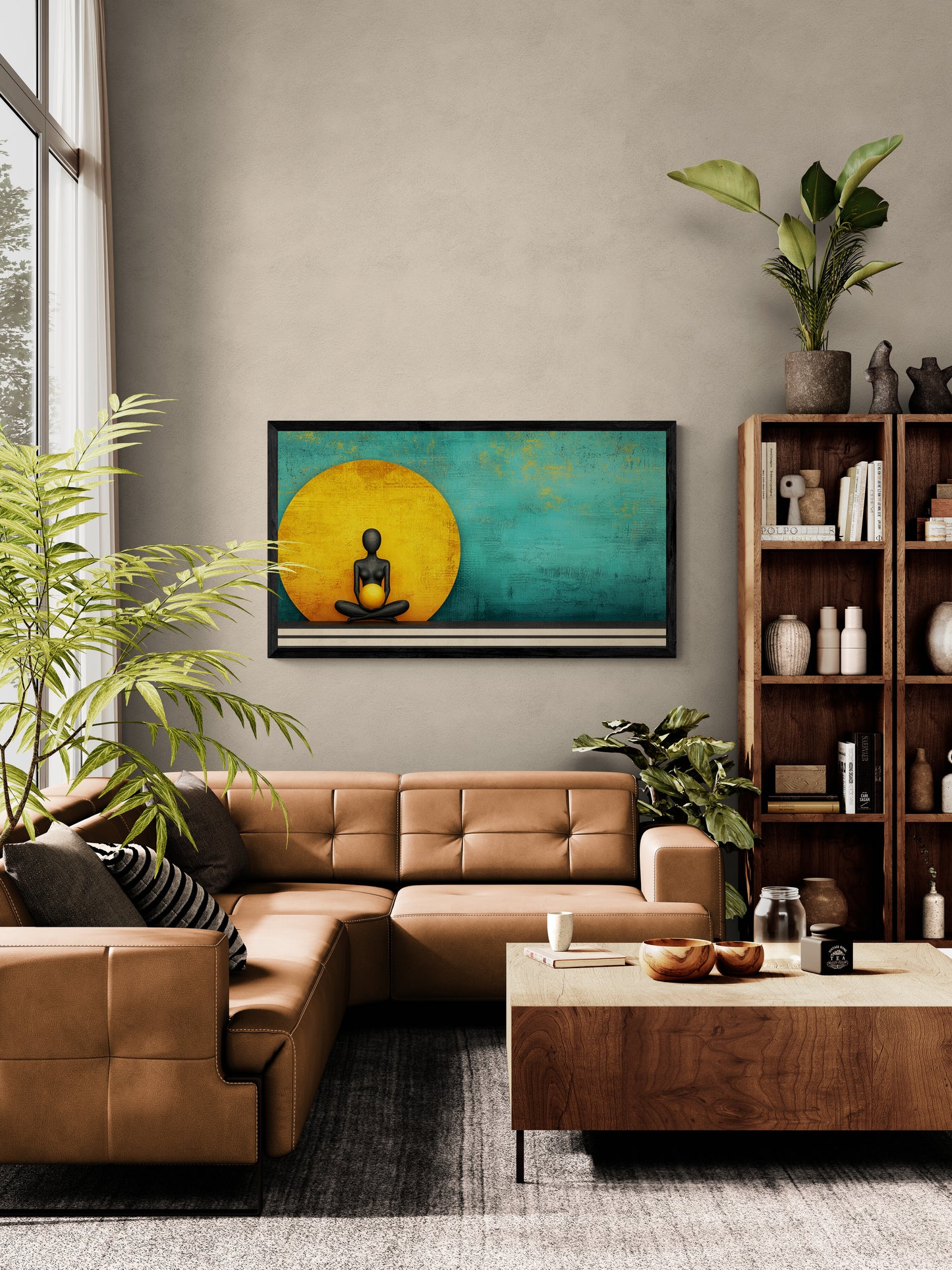 “Sun Circle of Serenity” – A minimalist play between calm and charisma