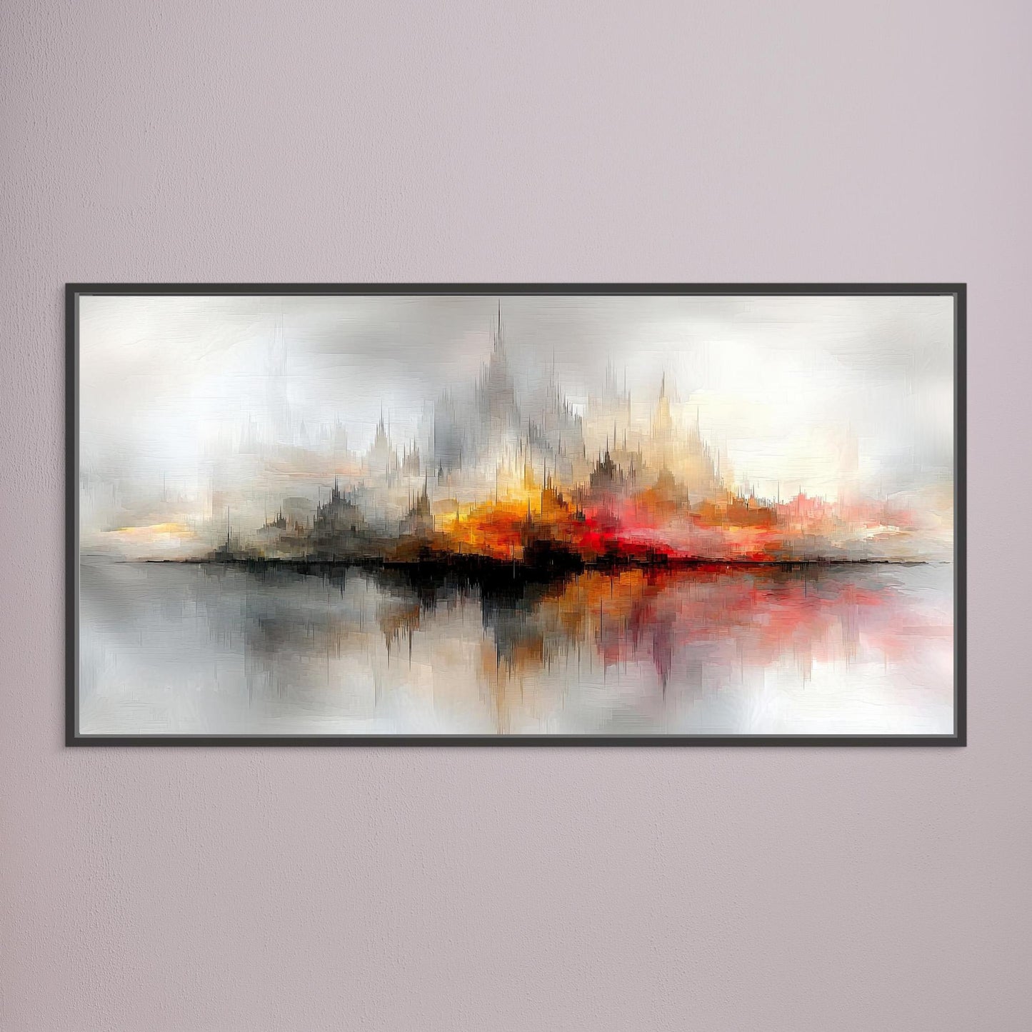 „Feuer und Nebel – Die schwebende Skyline“