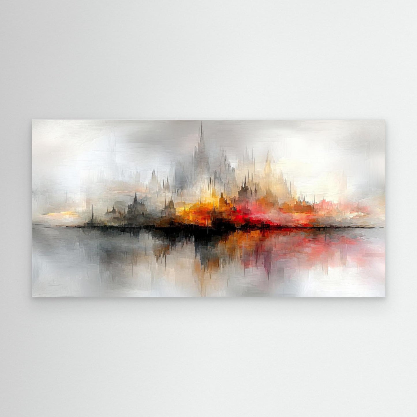 „Feuer und Nebel – Die schwebende Skyline“