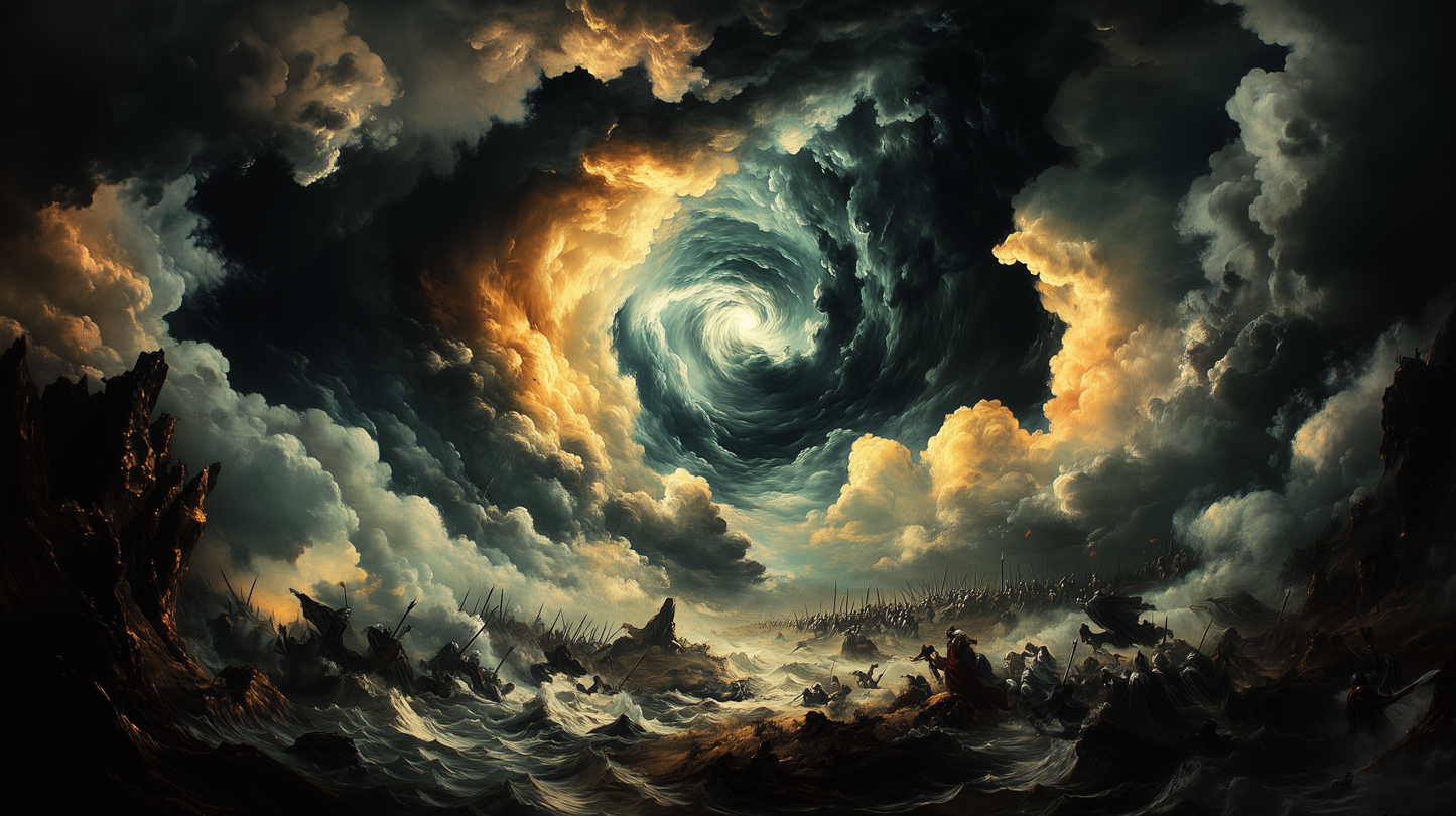 „Der Mahlstrom der Schlacht“ – Eine kosmische Vision von Chaos und Macht