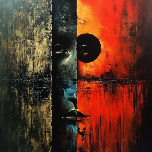 “Faces of Duality” – A Journey Through Light and Shadow