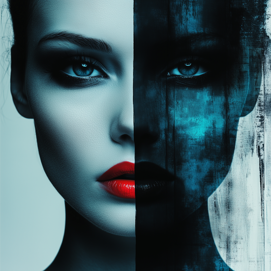 "Shadow of the Soul" - Abstract Portrait