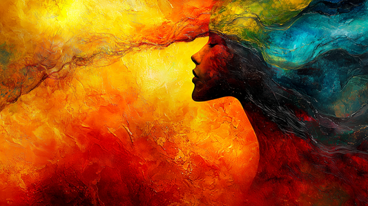 “Flow of Thoughts” – The Fusion of Colors and Emotions