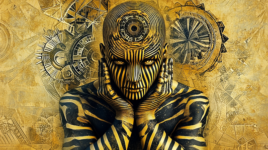 "Spiralen der Transformation" – Eine abstrakte Ode an Veränderung und Wachstum