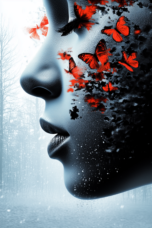 “Wings of Awakening” – A poetic symbiosis of transformation and grace